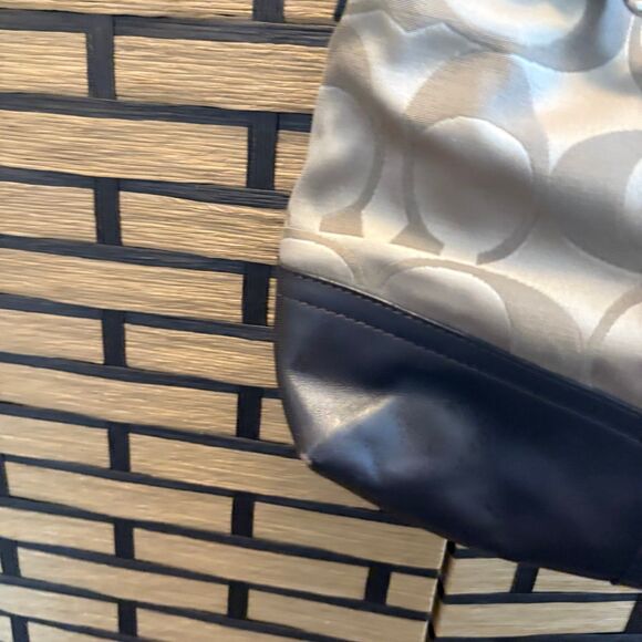 Coach Tan Signature Shoulder Bag - Picture 6 of 10